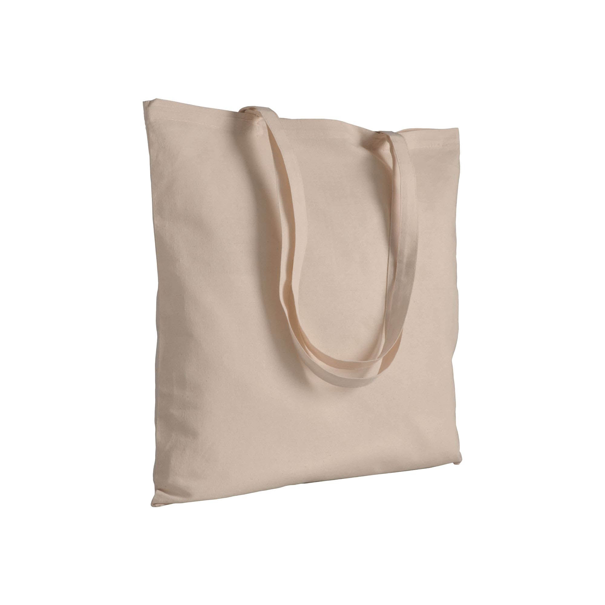 G0710622 Shopper in canvas 280 g/m2, manici lunghi