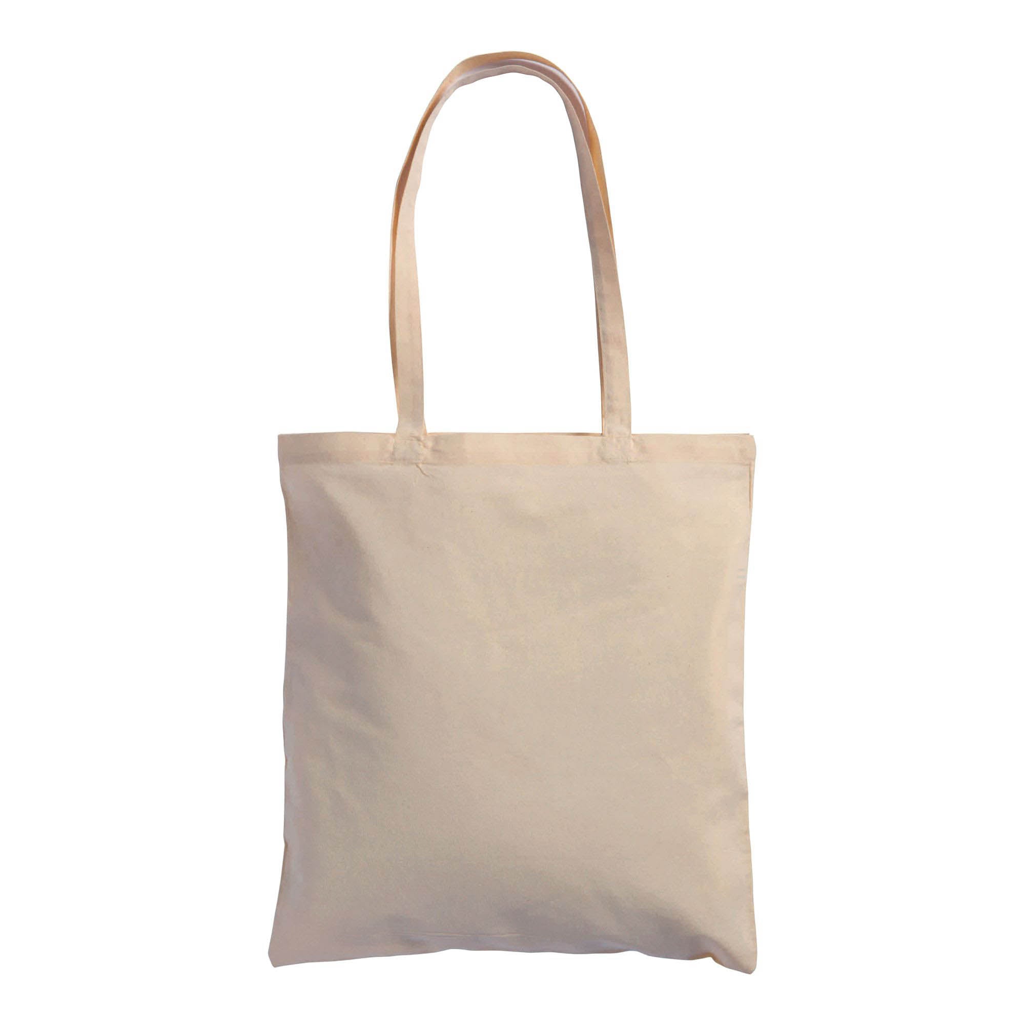 G0710622 Shopper in canvas 280 g/m2, manici lunghi