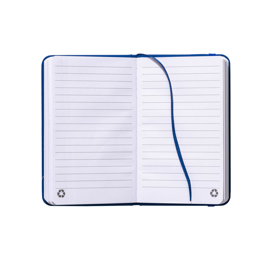 G24416 Quaderno con copertina in PU riciclato con fogli a righe (80 pag.)
