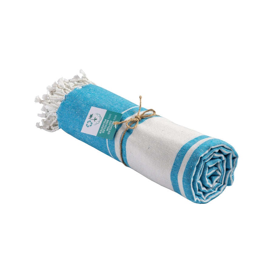 G25430 Telo mare in cotone riciclato da 150 g/m2 certificato GRS