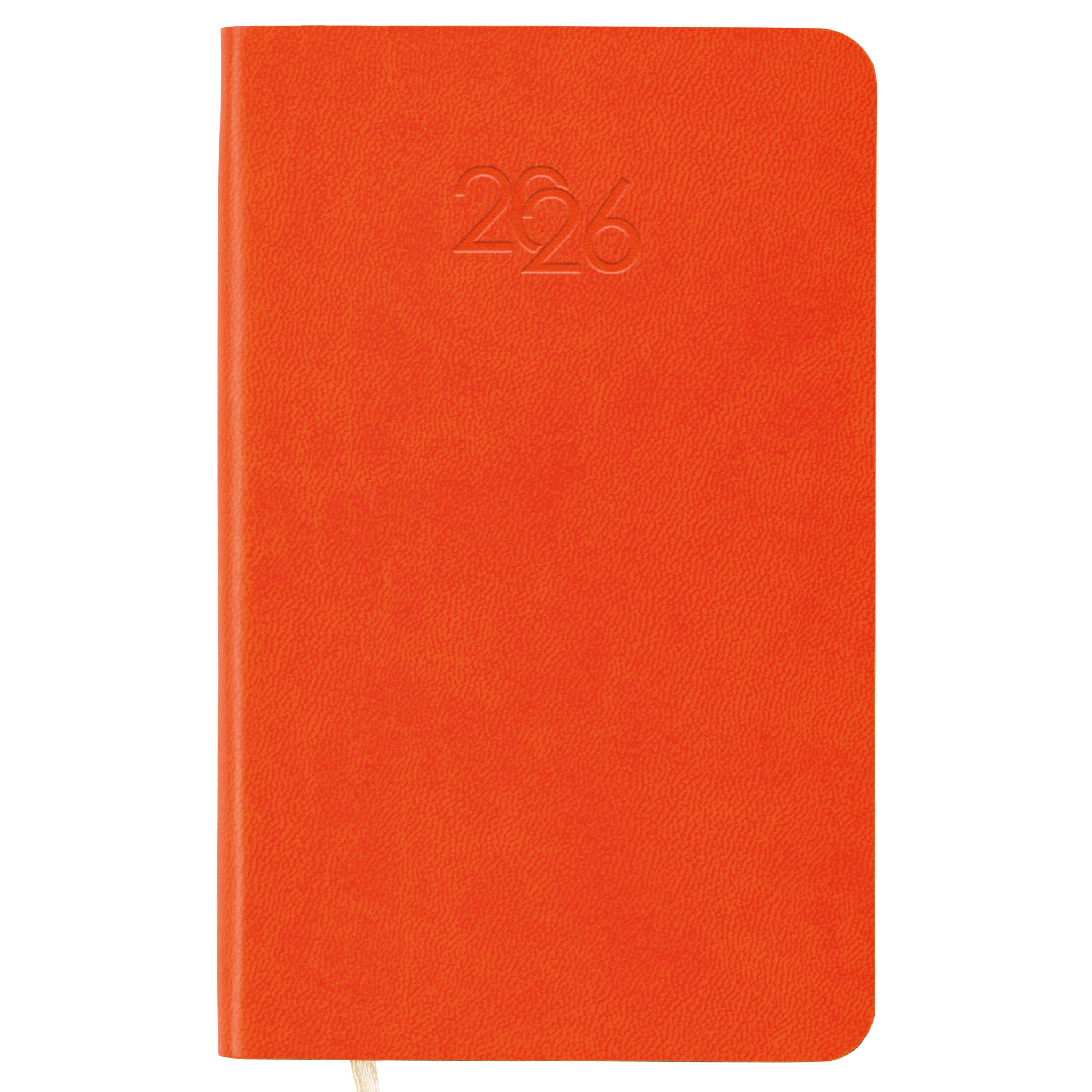 G26745 Agenda tascabile settimanale 2026 con copertina flessibile in PU termovirante