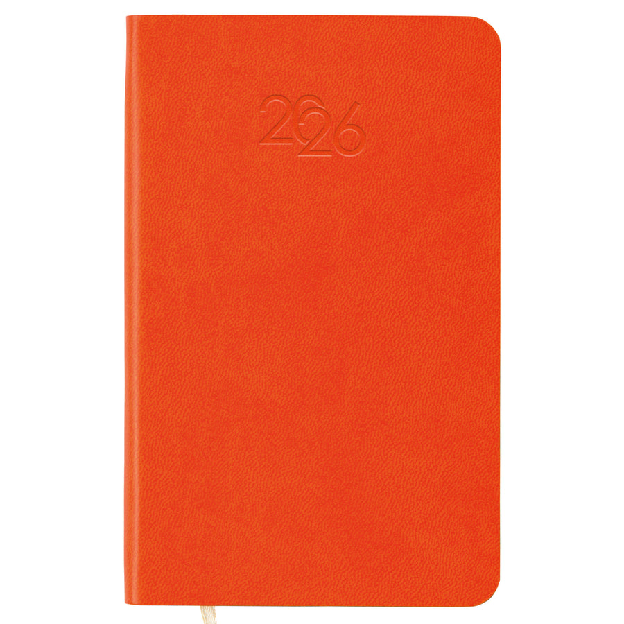 G26745 Agenda tascabile settimanale 2026 con copertina flessibile in PU termovirante