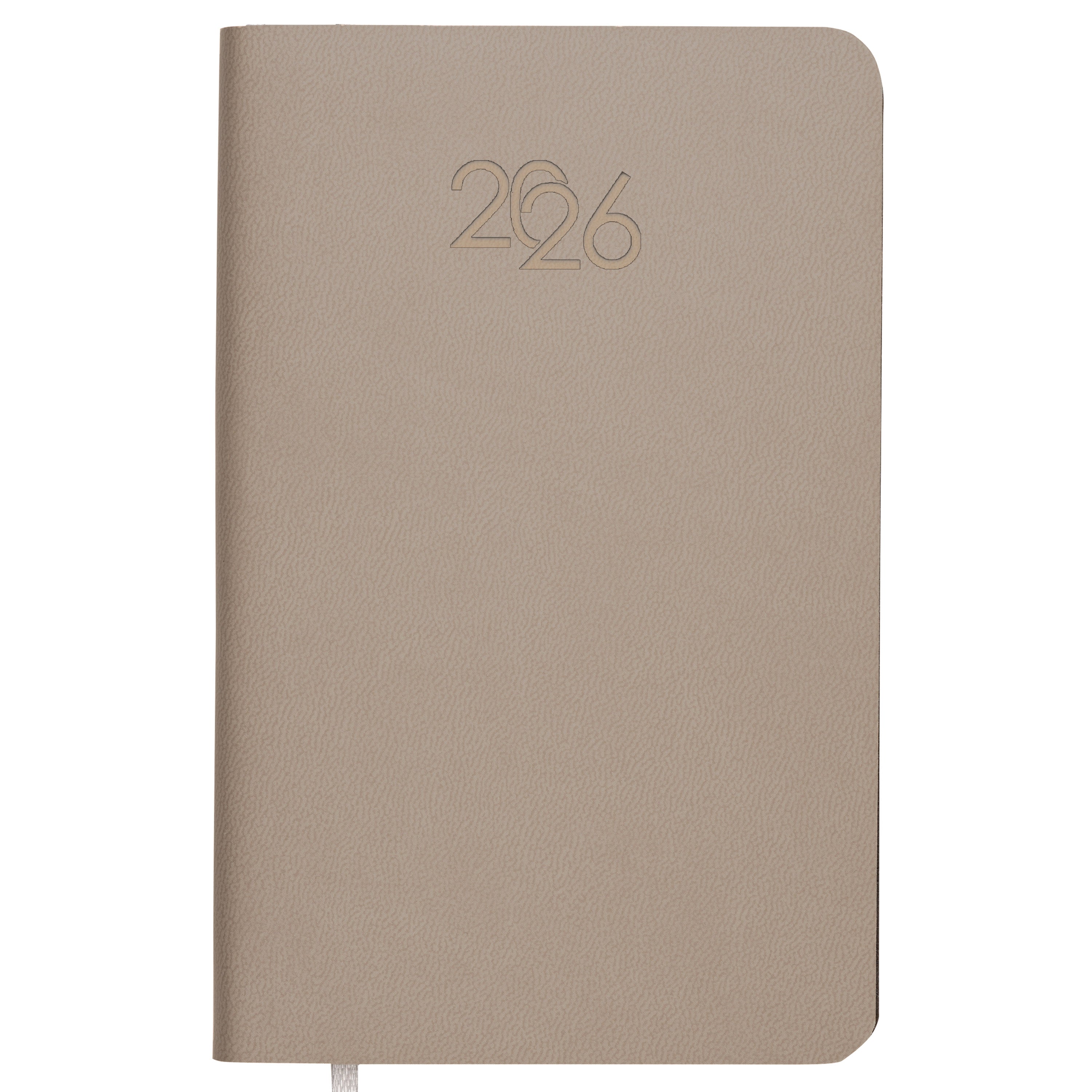 G26745 Agenda tascabile settimanale 2026 con copertina flessibile in PU termovirante