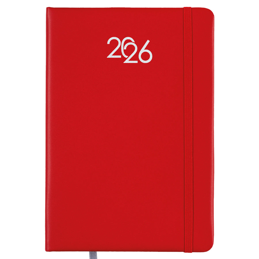 G26752 Agenda giornaliera 2026 con copertina rigida in PU