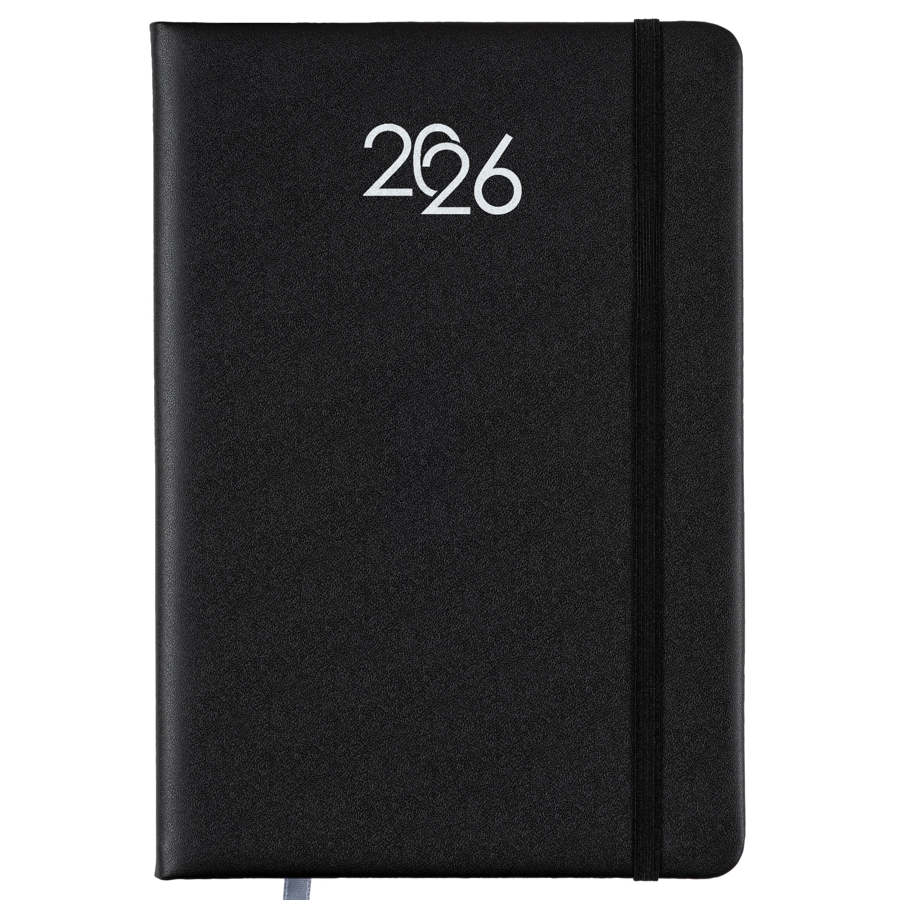 G26752 Agenda giornaliera 2026 con copertina rigida in PU