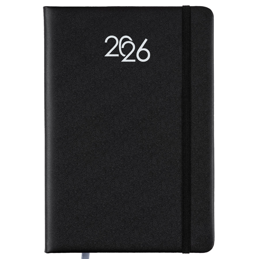 G26752 Agenda giornaliera 2026 con copertina rigida in PU