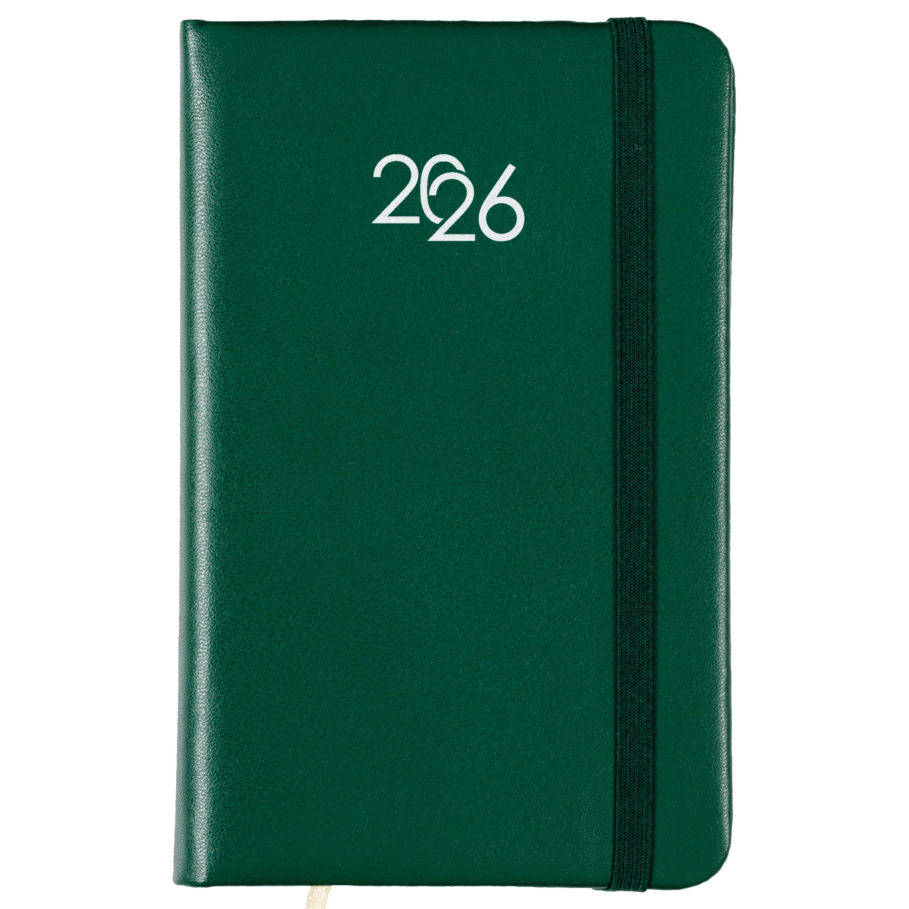 G26748 Agenda tascabile settimanale 2026 con copertina rigida in PU
