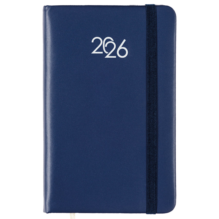 G26748 Agenda tascabile settimanale 2026 con copertina rigida in PU