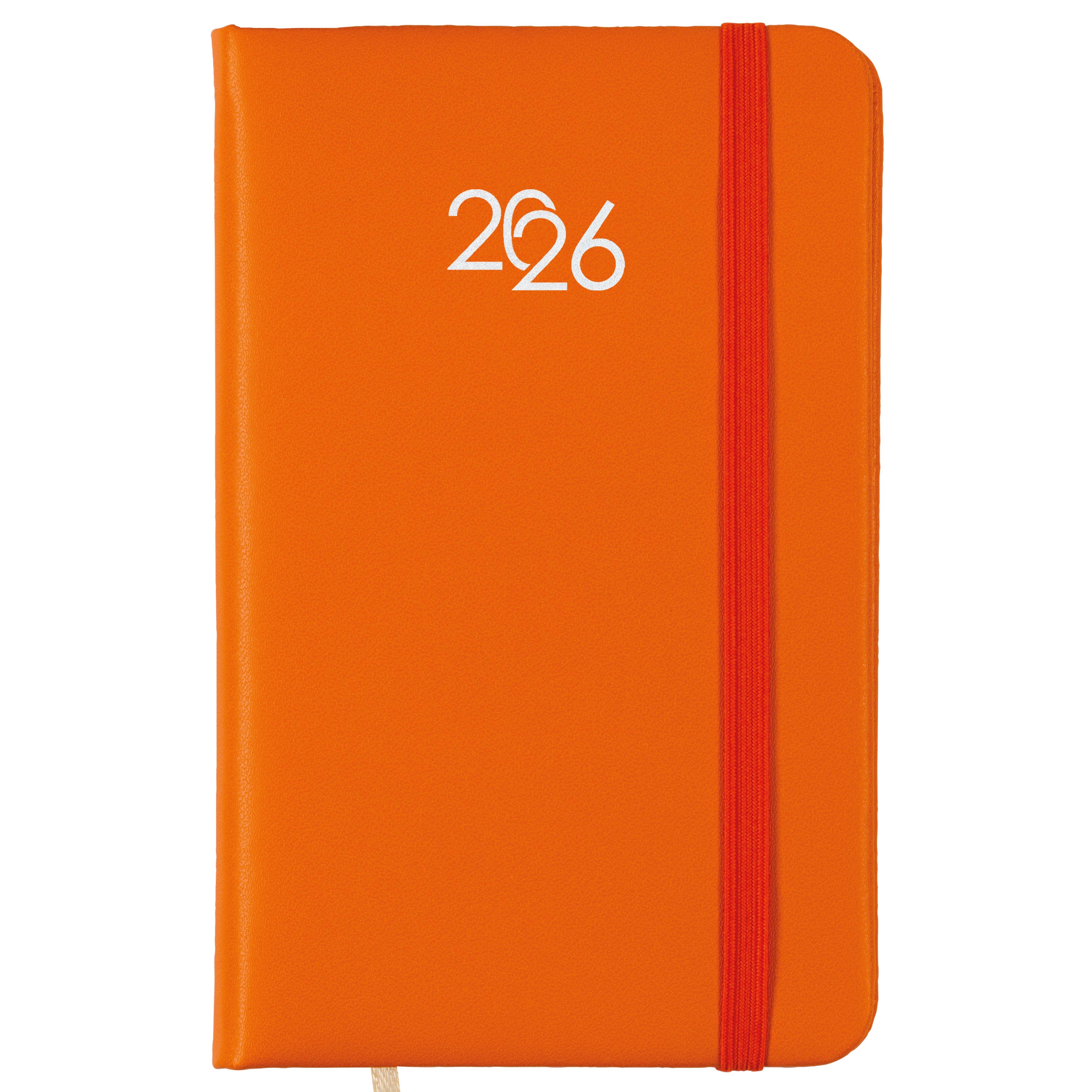 G26748 Agenda tascabile settimanale 2026 con copertina rigida in PU