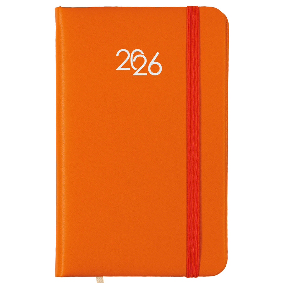 G26748 Agenda tascabile settimanale 2026 con copertina rigida in PU