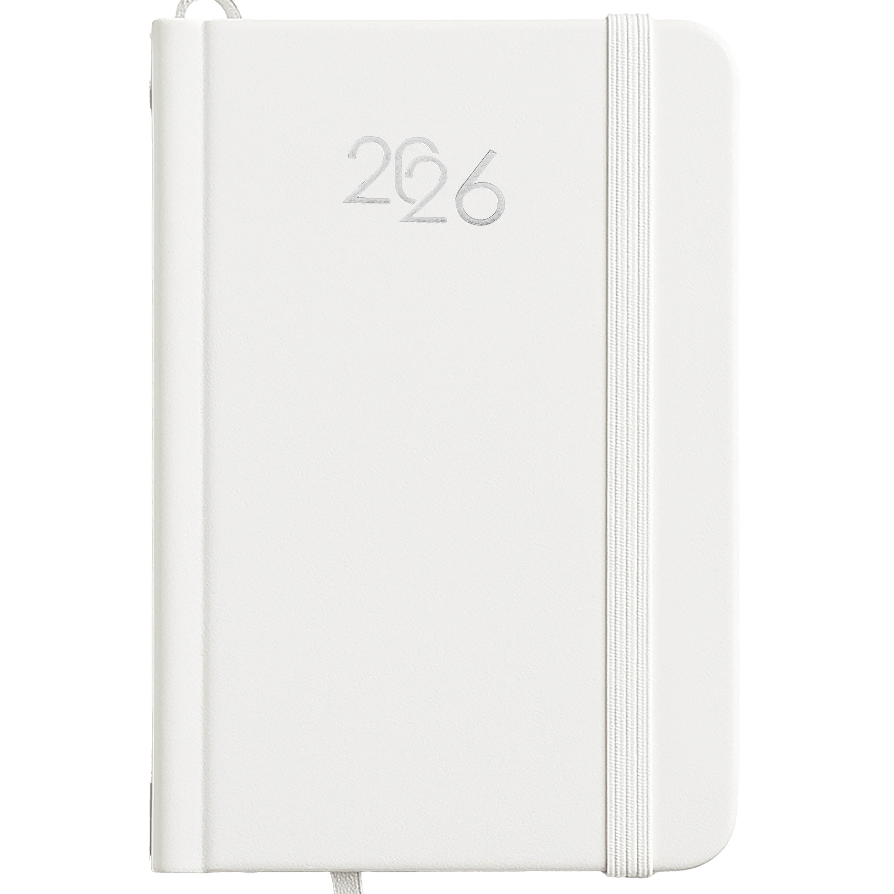 G26735 Agenda giornaliera 2026, copertina rigida in cartoncino laminato