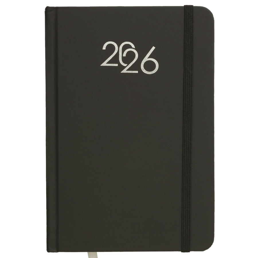 G26735 Agenda giornaliera 2026, copertina rigida in cartoncino laminato