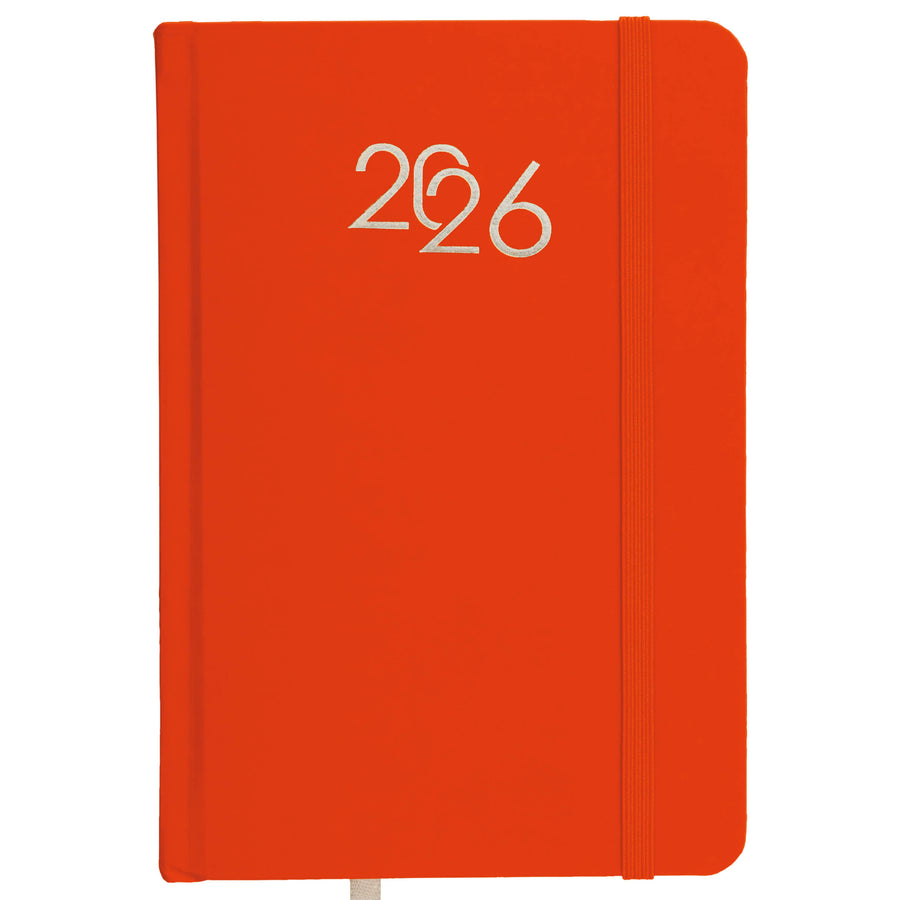 G26735 Agenda giornaliera 2026, copertina rigida in cartoncino laminato