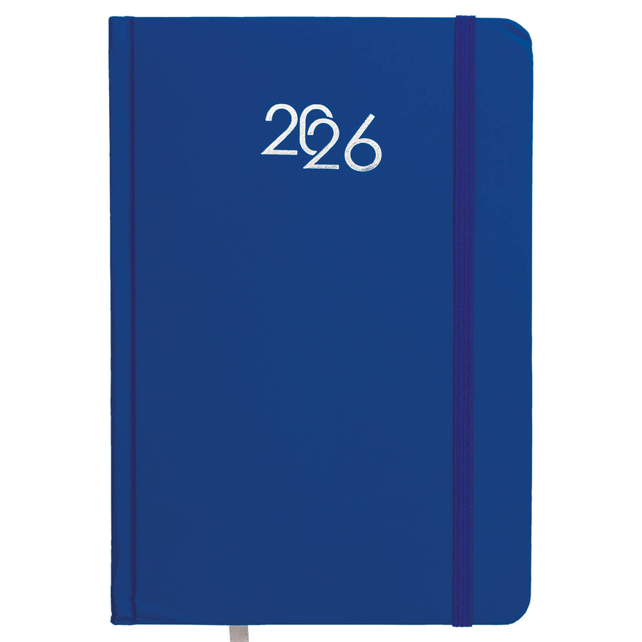 G26733 Agenda giornaliera 2026, copertina rigida in cartoncino laminato