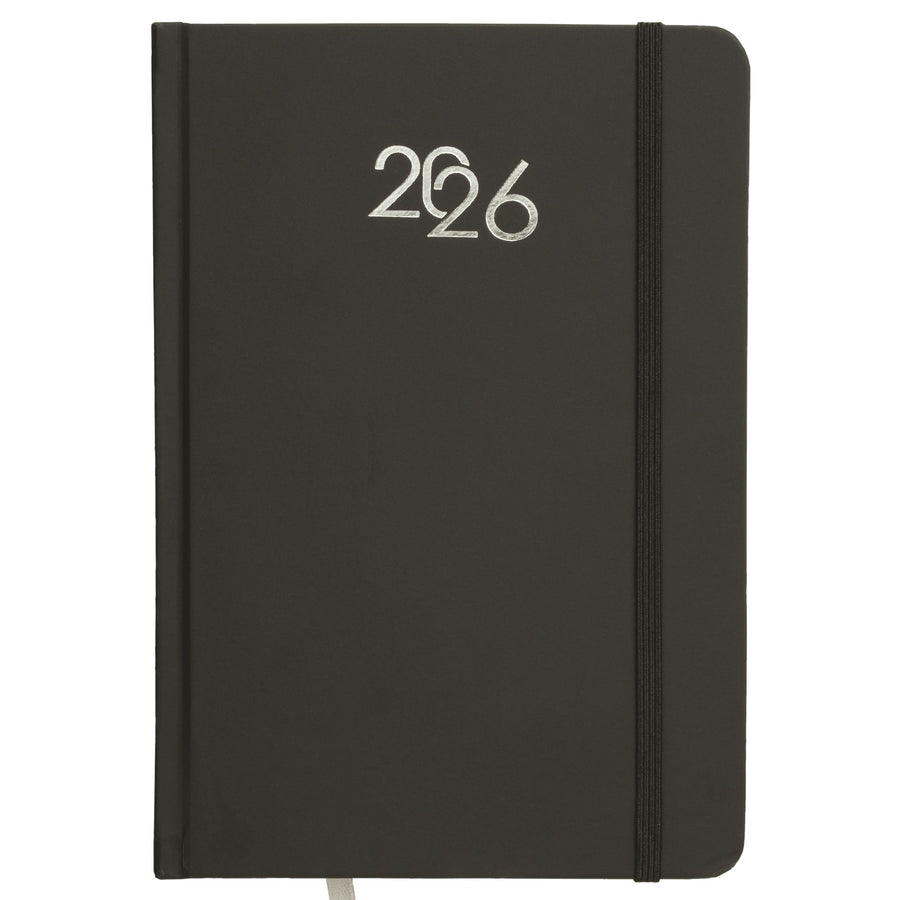 G26733 Agenda giornaliera 2026, copertina rigida in cartoncino laminato