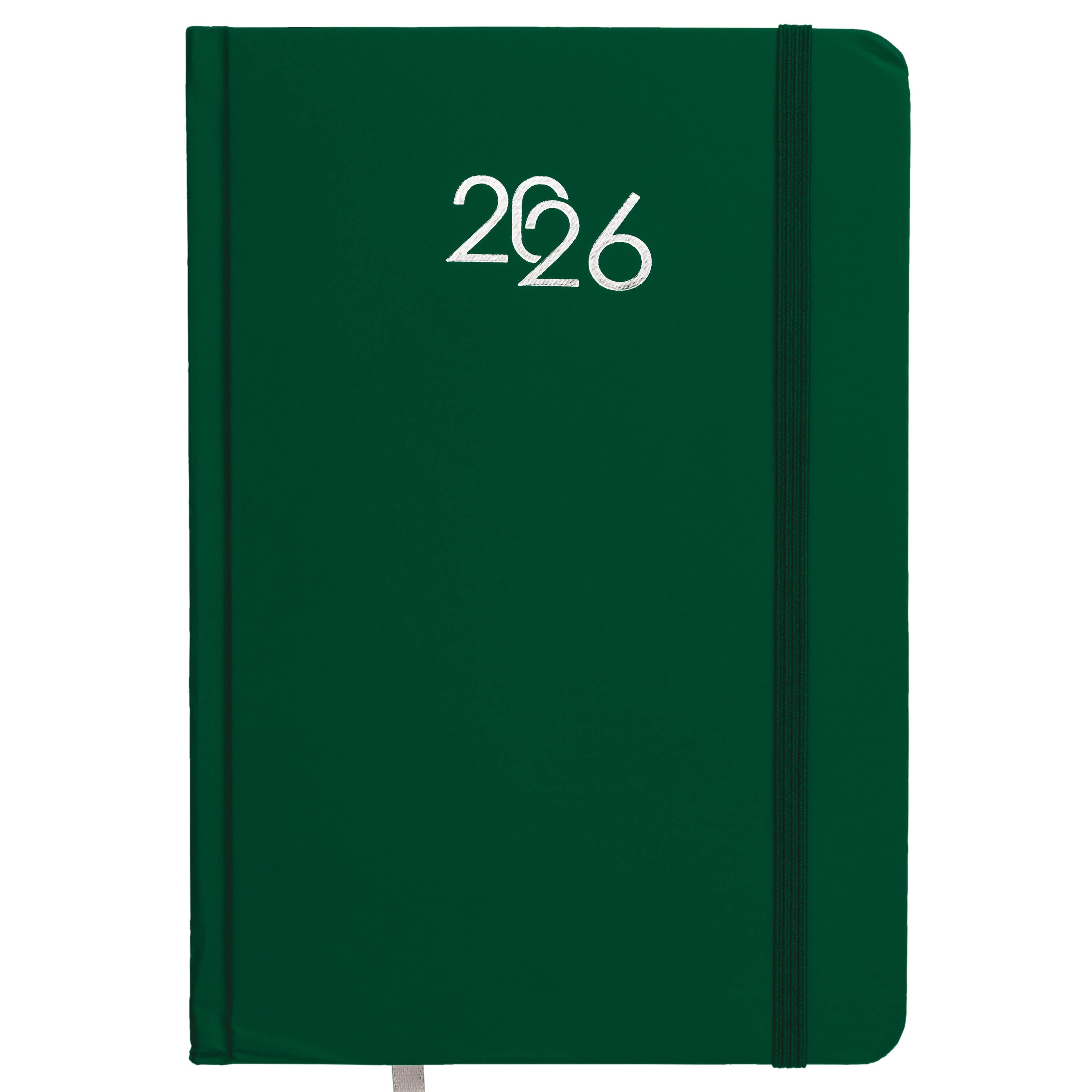 G26733 Agenda giornaliera 2026, copertina rigida in cartoncino laminato