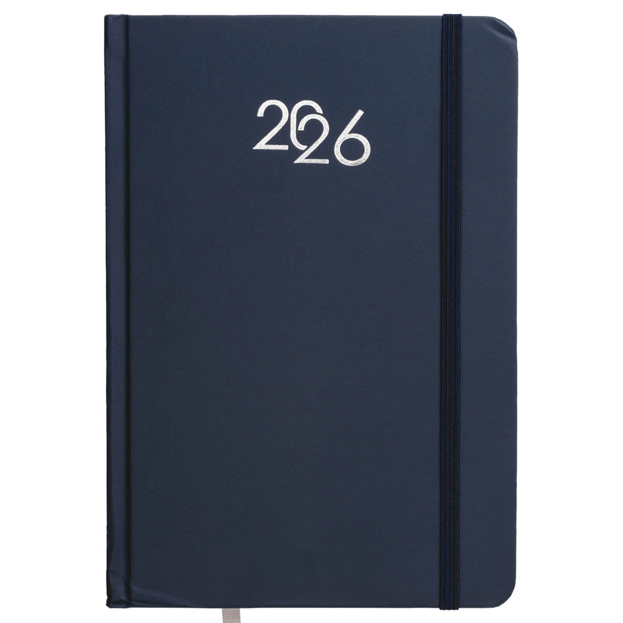 G26733 Agenda giornaliera 2026, copertina rigida in cartoncino laminato