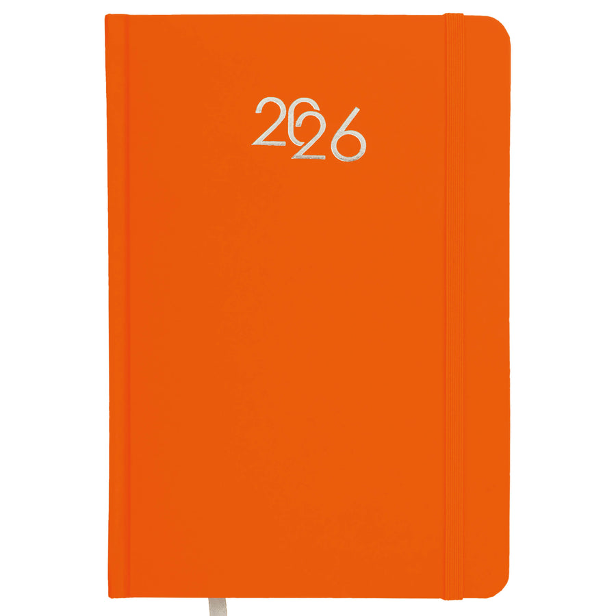 G26733 Agenda giornaliera 2026, copertina rigida in cartoncino laminato