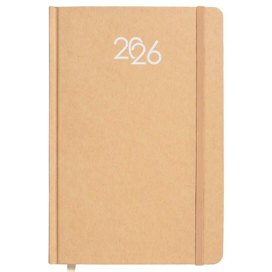 G26744 Agenda settimanale 2026 con copertina rigida in cartoncino