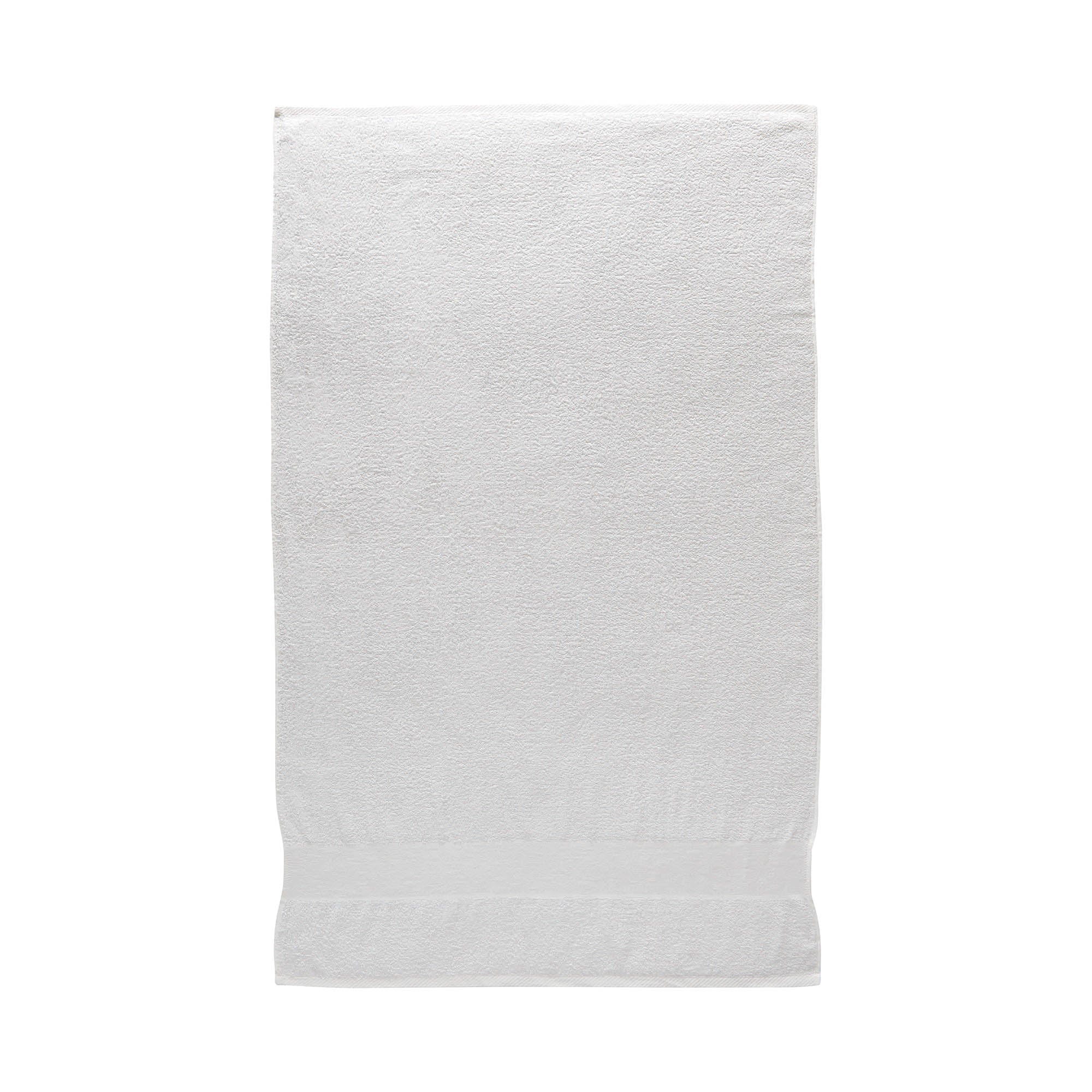 G17431 Telo in spugna di cotone 100 % ( 350 gr m2) con banda OPACA stampabile (40x60cm)