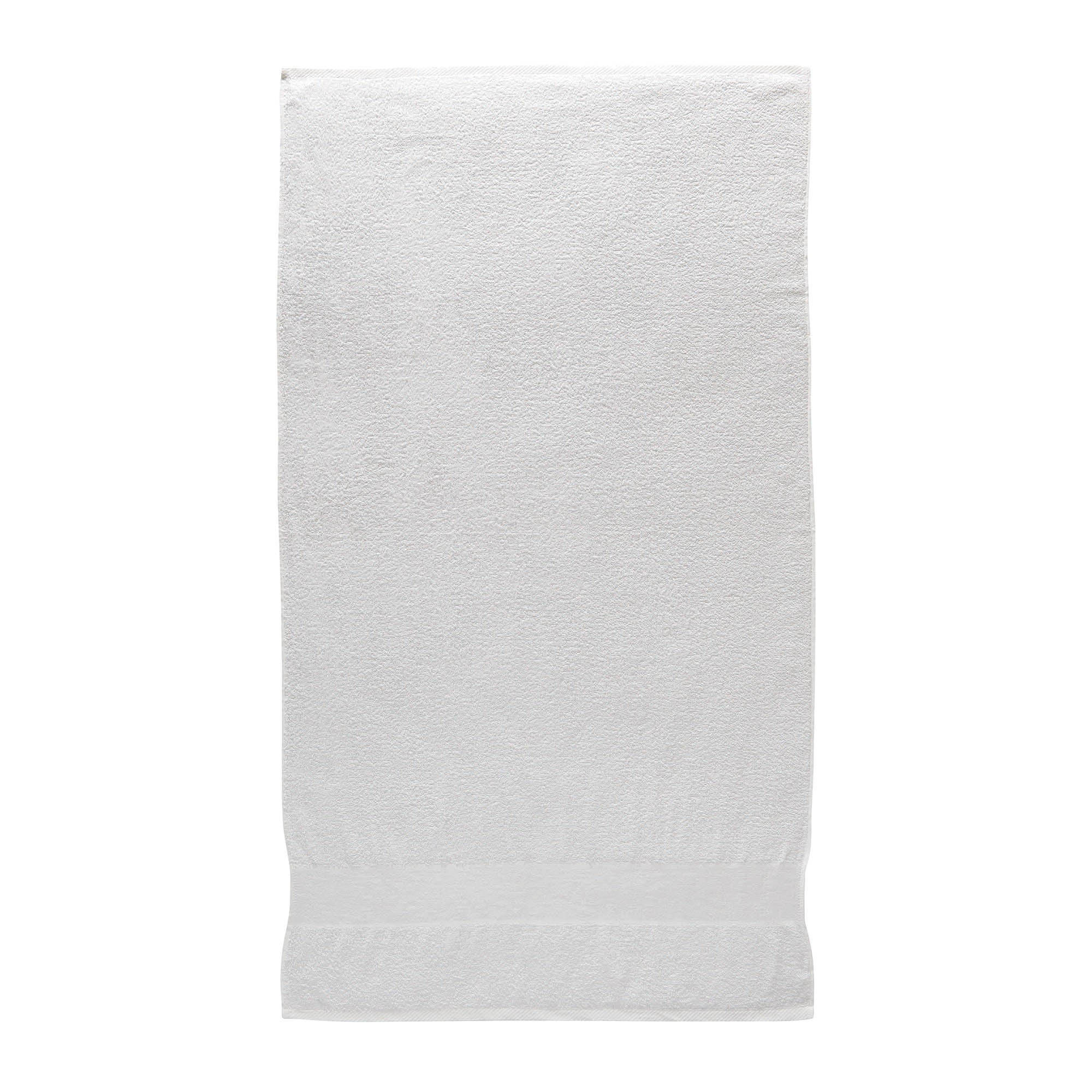 G17420 Telo in spugna di cotone 100 % ( 350 gr m2) con banda OPACA stampabile (50x100cm)