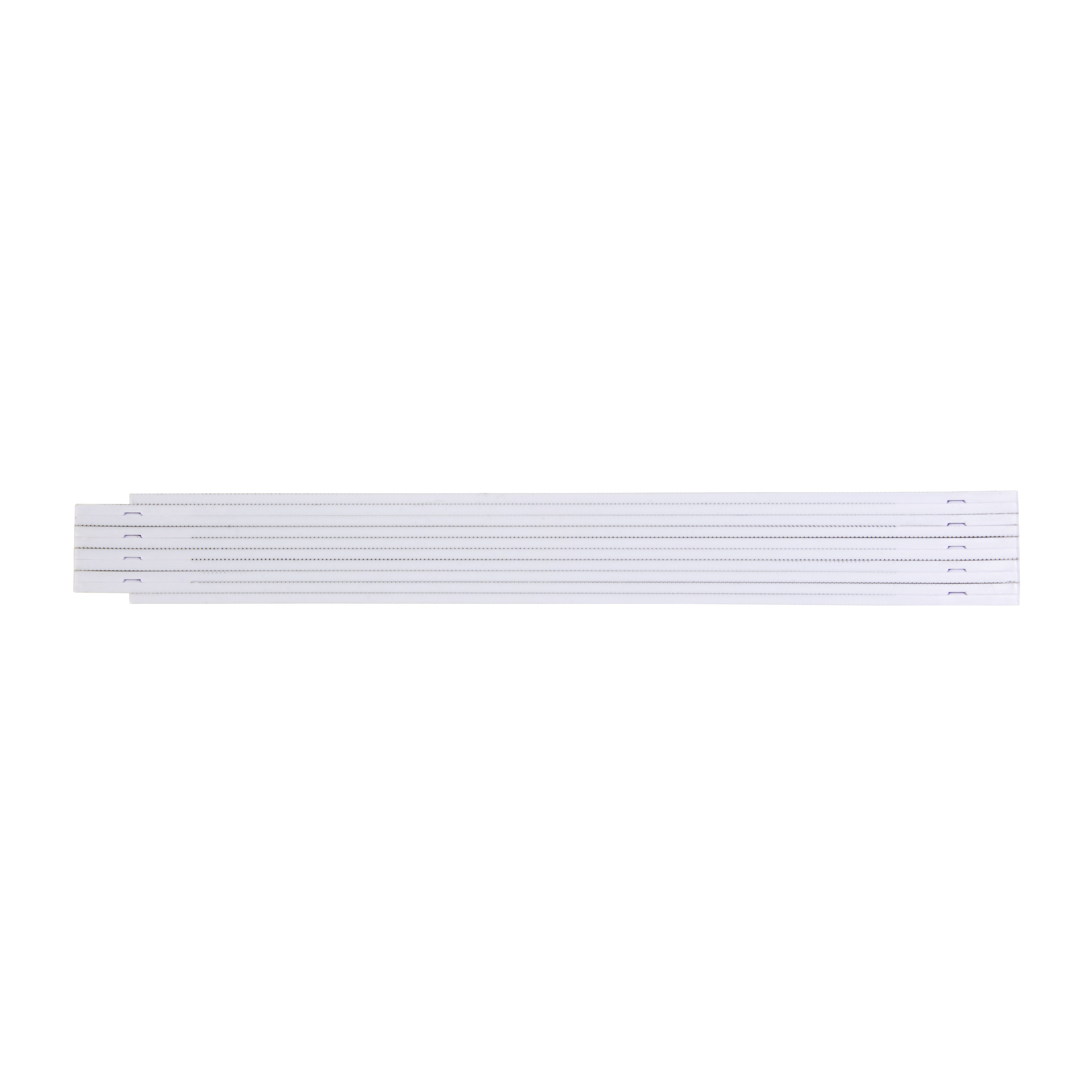 G21410 Metro pieghevole snodabile in plastica, lunghezza 2 mt con 10 maglie in PS