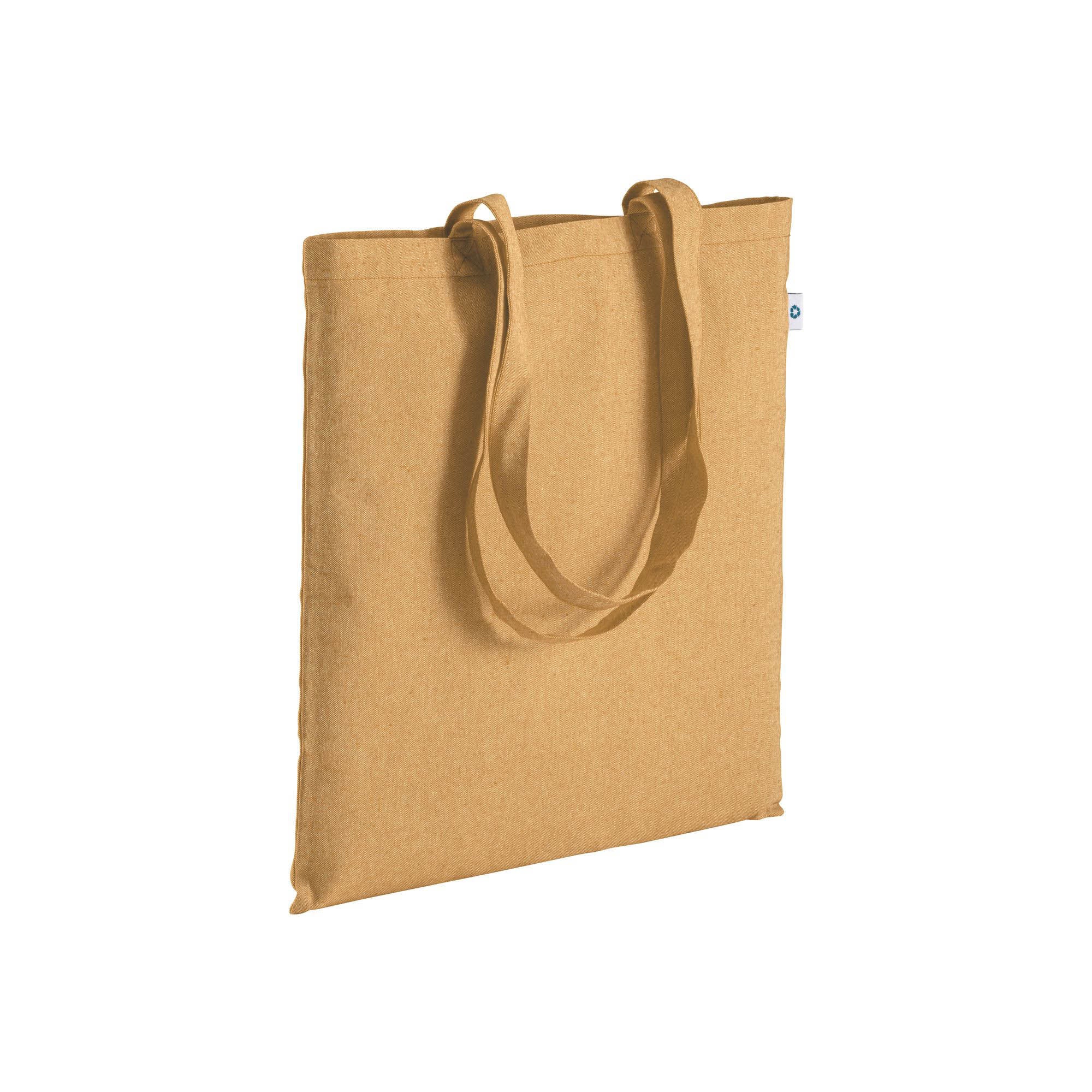G21122 Shopper in cotone riciclato 190 g/m2, manici lunghi