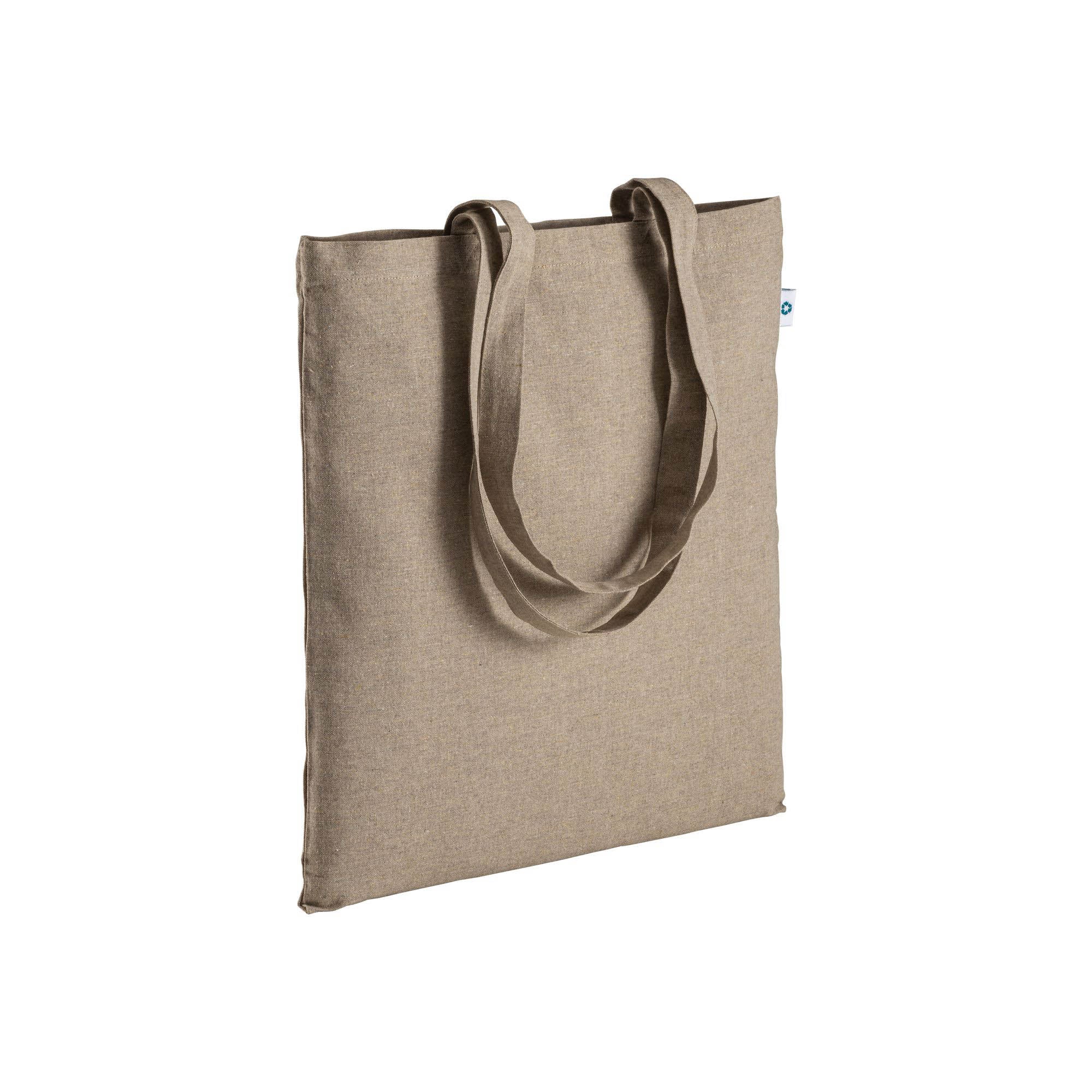 G21122 Shopper in cotone riciclato 190 g/m2, manici lunghi
