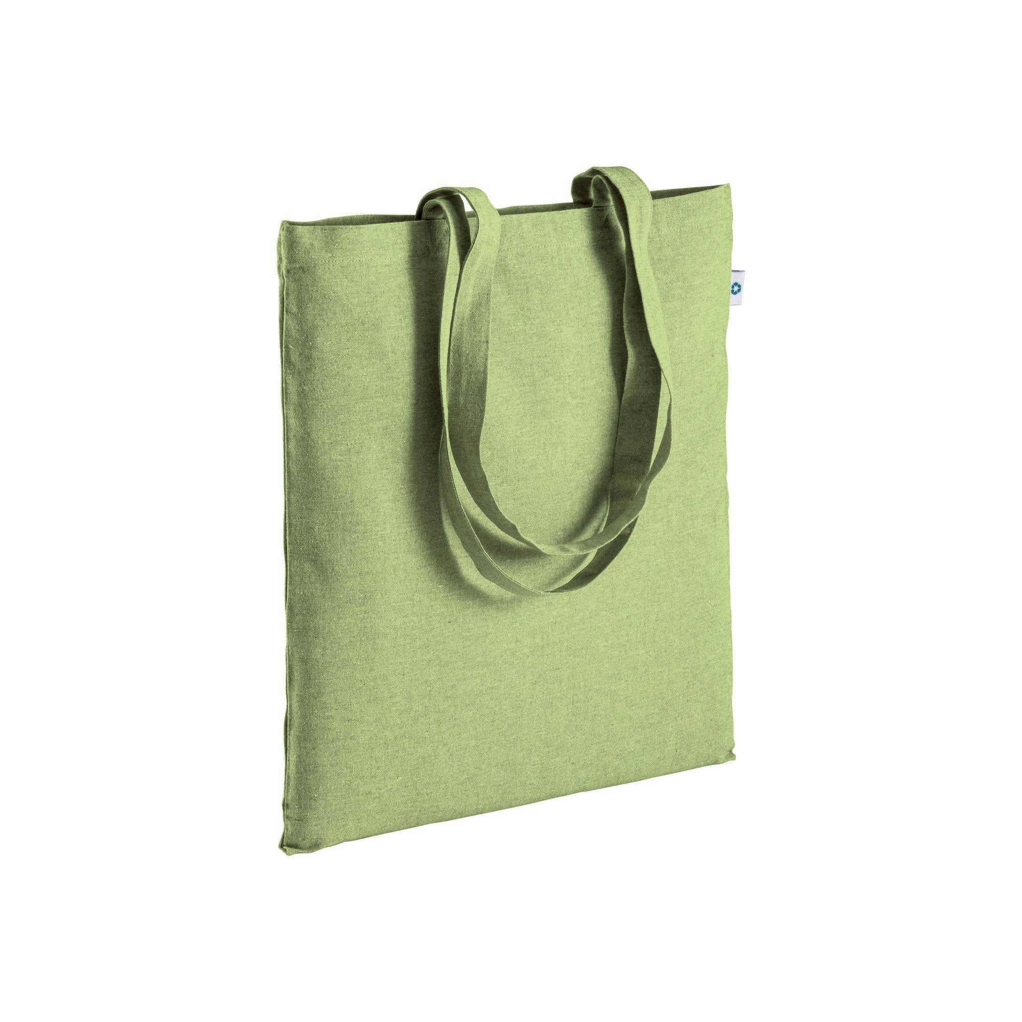 G21122 Shopper in cotone riciclato 190 g/m2, manici lunghi