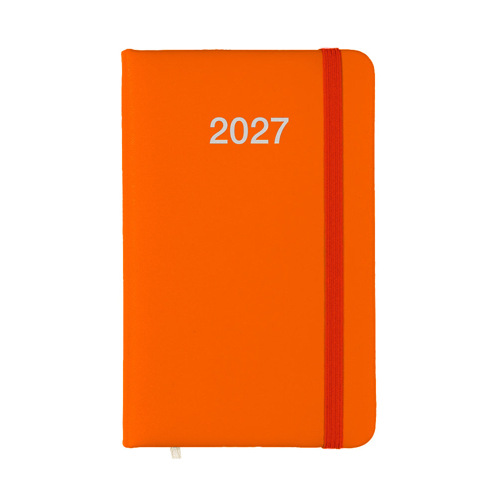 G26748 Agenda tascabile settimanale 2027 con copertina rigida in PU