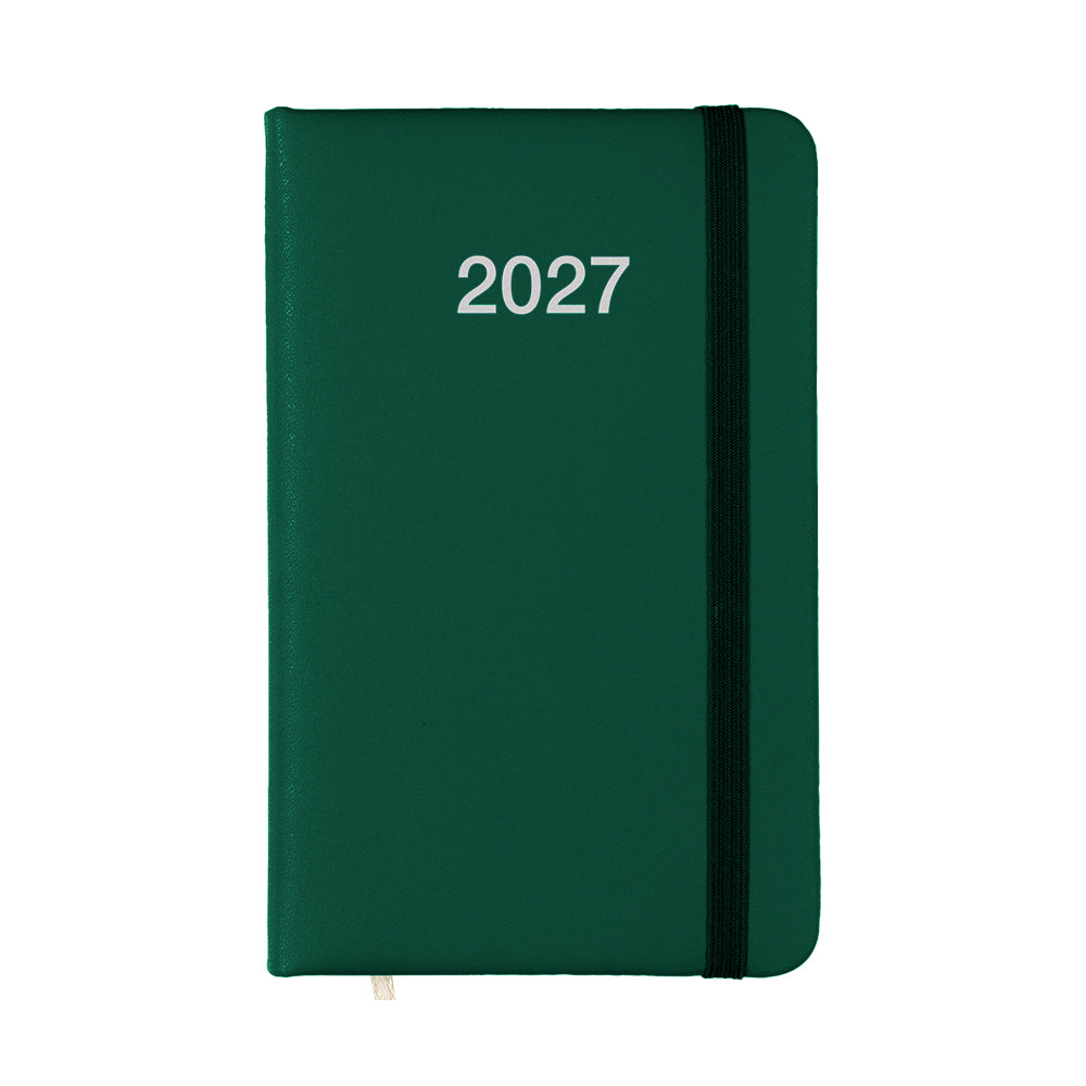 G26748 Agenda tascabile settimanale 2027 con copertina rigida in PU