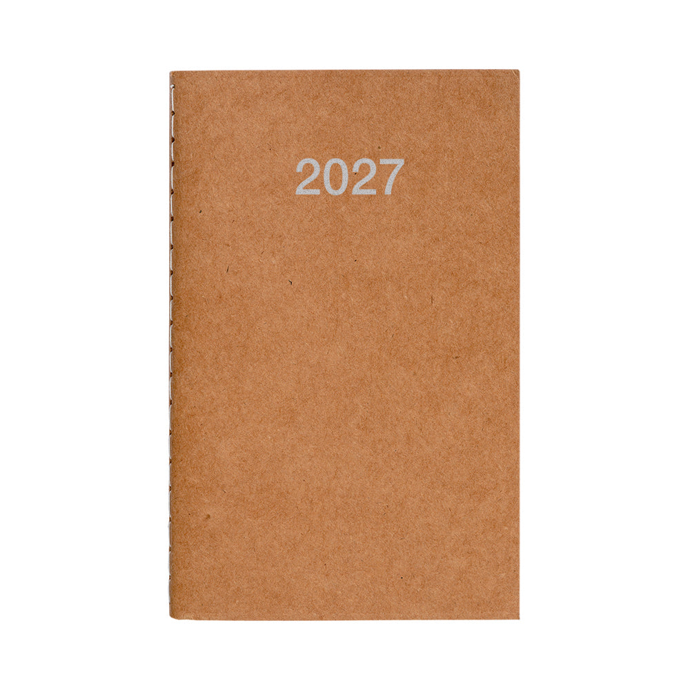 G26741 Agenda tascabile settimanale 2027 con copertina flessibile in cartoncino