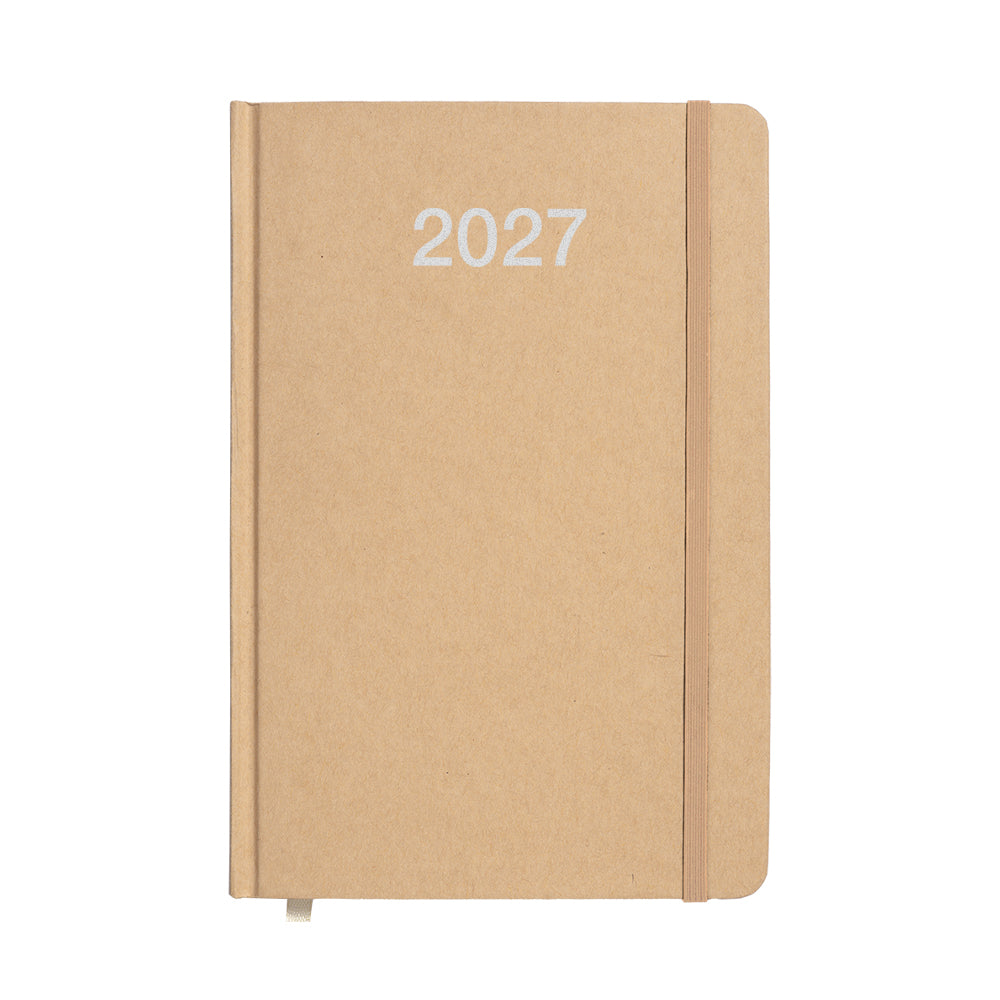 G26744 Agenda settimanale 2027 con copertina rigida in cartoncino