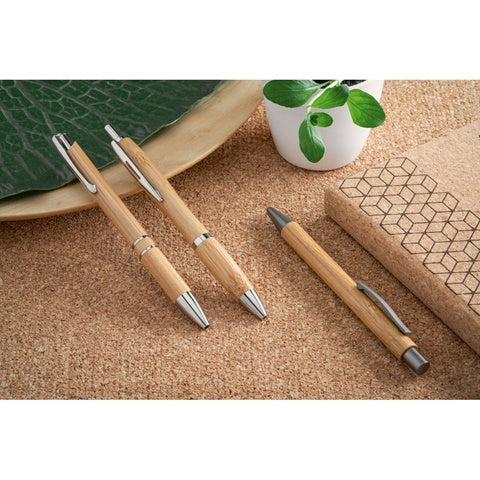 G81011 BETA BAMBOO. Penna a sfera in bambu