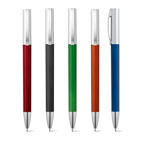 G91671 Round Colors. Penna a sfera colorata con clip in metallo