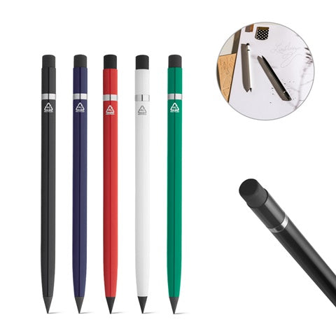 G91696 LIMITLESS. Penna senza inchiostro con corpo in alluminio 100% riciclato
