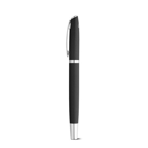 G91778 RE-LANDO-SET. Set penna roller e penna a sfera con corpo in alluminio 100% riciclato