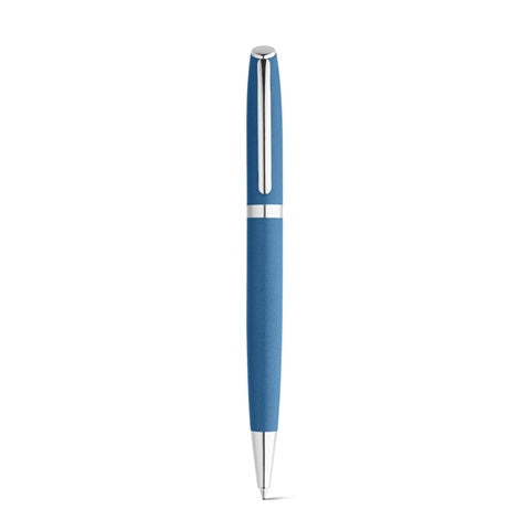 G91778 RE-LANDO-SET. Set penna roller e penna a sfera con corpo in alluminio 100% riciclato