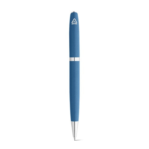 G91778 RE-LANDO-SET. Set penna roller e penna a sfera con corpo in alluminio 100% riciclato