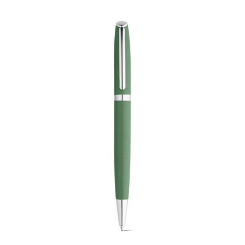 G91778 RE-LANDO-SET. Set penna roller e penna a sfera con corpo in alluminio 100% riciclato