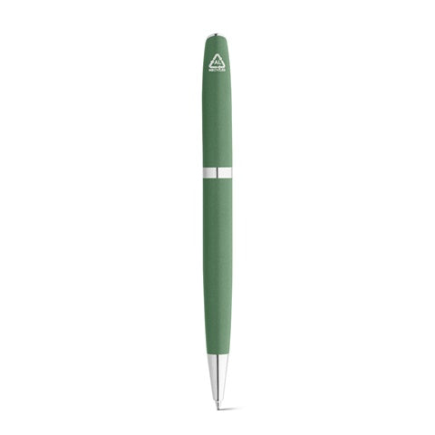 G91778 RE-LANDO-SET. Set penna roller e penna a sfera con corpo in alluminio 100% riciclato