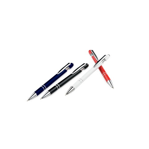 G91799 NEIL. Penna a sfera con corpo in alluminio riciclato (100% rAL) e punta tattile