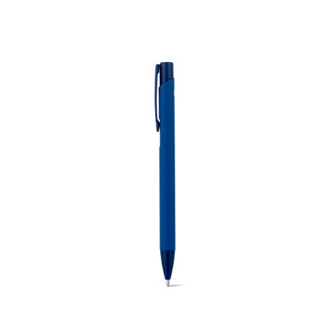 G91944 CLINT. Penna a sfera in alluminio riciclato (100% rAL) con finitura in gomma
