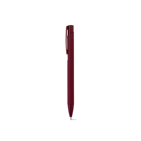 G91944 CLINT. Penna a sfera in alluminio riciclato (100% rAL) con finitura in gomma