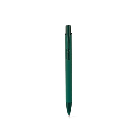 G91944 CLINT. Penna a sfera in alluminio riciclato (100% rAL) con finitura in gomma
