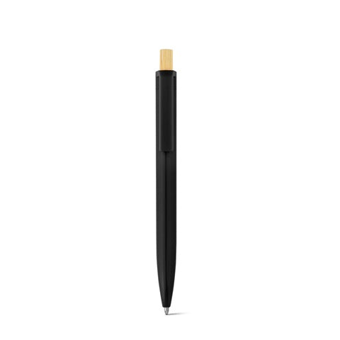 G91945 ZARA. Penna a sfera in ABS riciclato (100% rABS) con pulsante in bambù