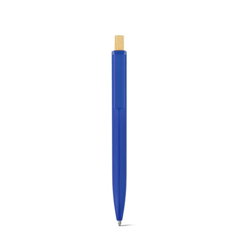 G91945 ZARA. Penna a sfera in ABS riciclato (100% rABS) con pulsante in bambù
