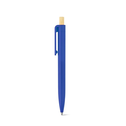 G91945 ZARA. Penna a sfera in ABS riciclato (100% rABS) con pulsante in bambù