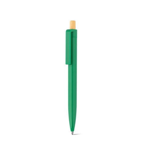 G91945 ZARA. Penna a sfera in ABS riciclato (100% rABS) con pulsante in bambù