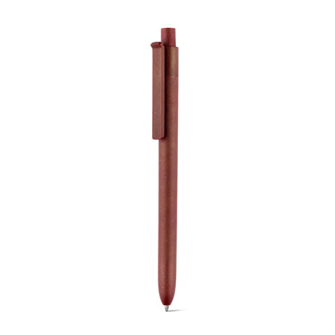 G91948 MILKPOINT. Penna a sfera realizzata con cartoni del latte (85% PE riciclato)